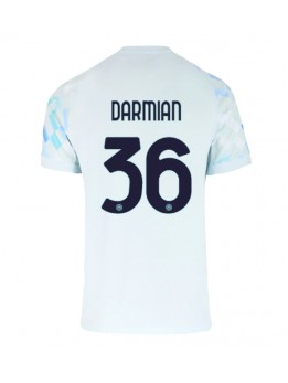 Inter Milan Matteo Darmian #36 Replika Borta Kläder 2025-26 Kortärmad